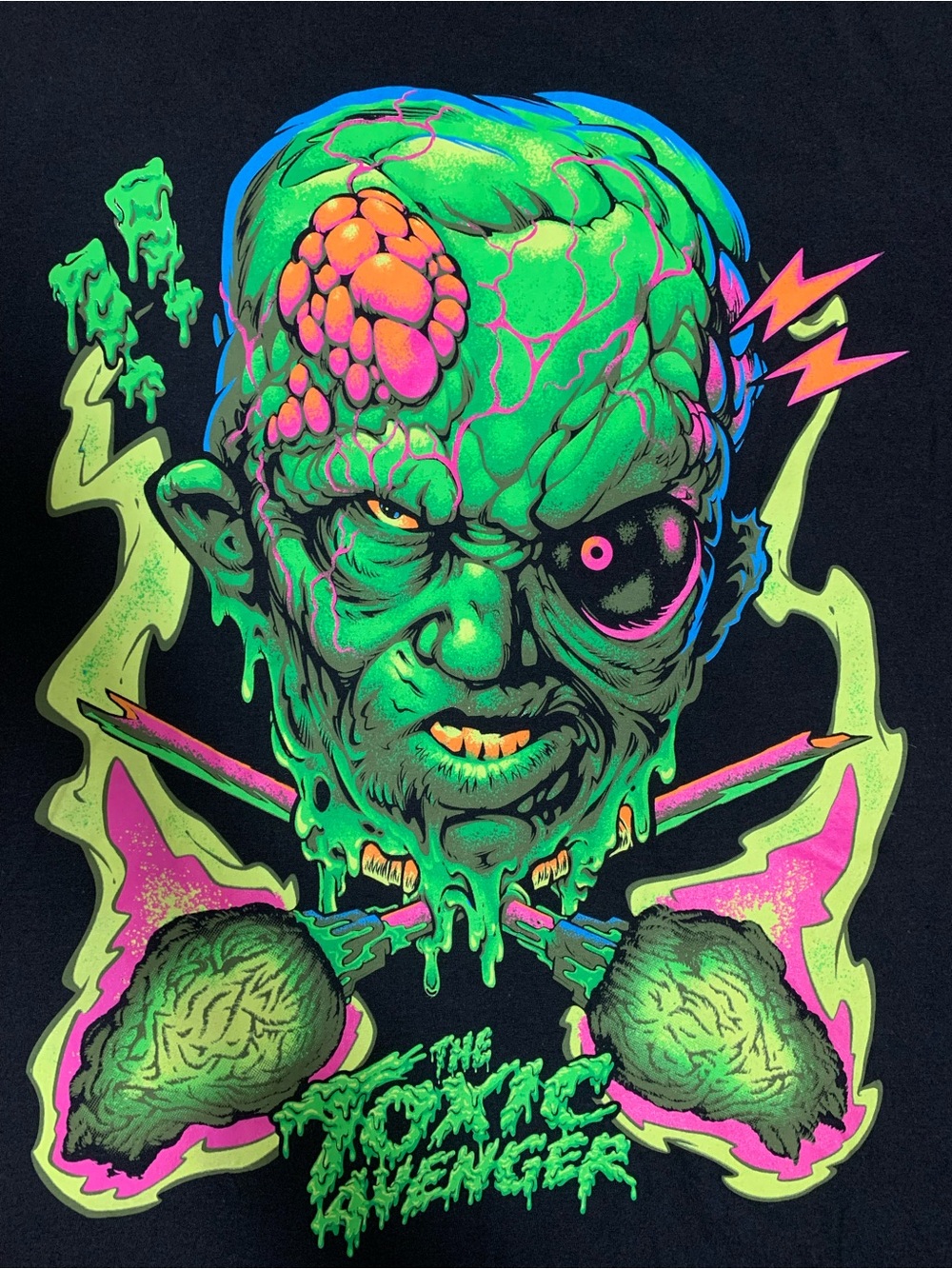 Toxic Avenger T Shirt Fright Rags - 2025 (Athletic Large) - Excel. Condition